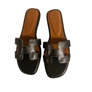 Stratuxx Kaze Womens Sandal Flat H-Band Slide-On Size 9M